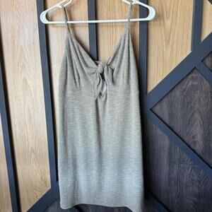 Miss love olive ribbed dress